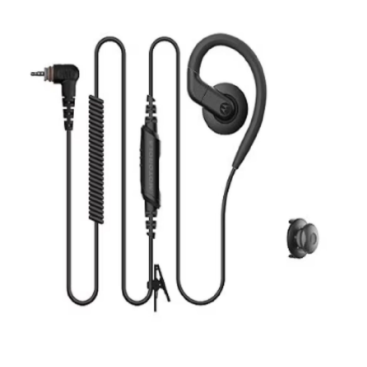 Picture of Motorola Earpiece Over the Ear with Ear Tip 2.5mm, Single Pin, Angled