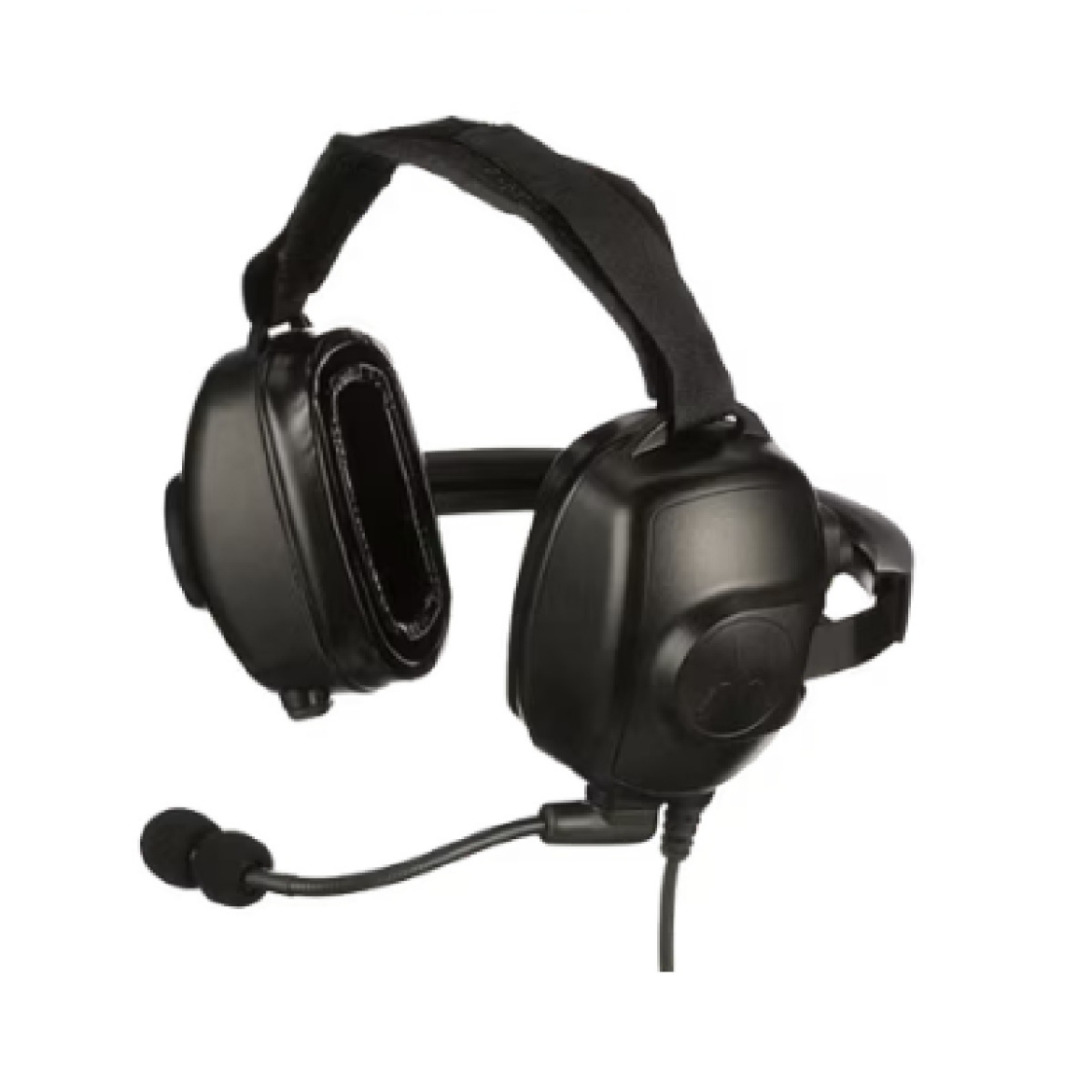Picture of Motorola Heavy Duty Behind the Head Headset with flexible Boom Mic & PTT UL. Noise Reduction 24dB